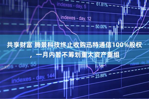 共享财富 腾景科技终止收购迅特通信100%股权，一月内暂不筹划重大资产重组